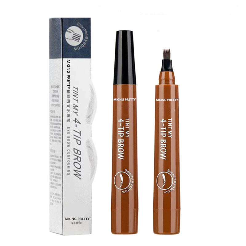 Microblading Eyebrow Pen Waterproof Fork Tip Eyebrow Tattoo Pencil Long Lasting Professional Fine Sketch Liquid Eye Brow Pencil