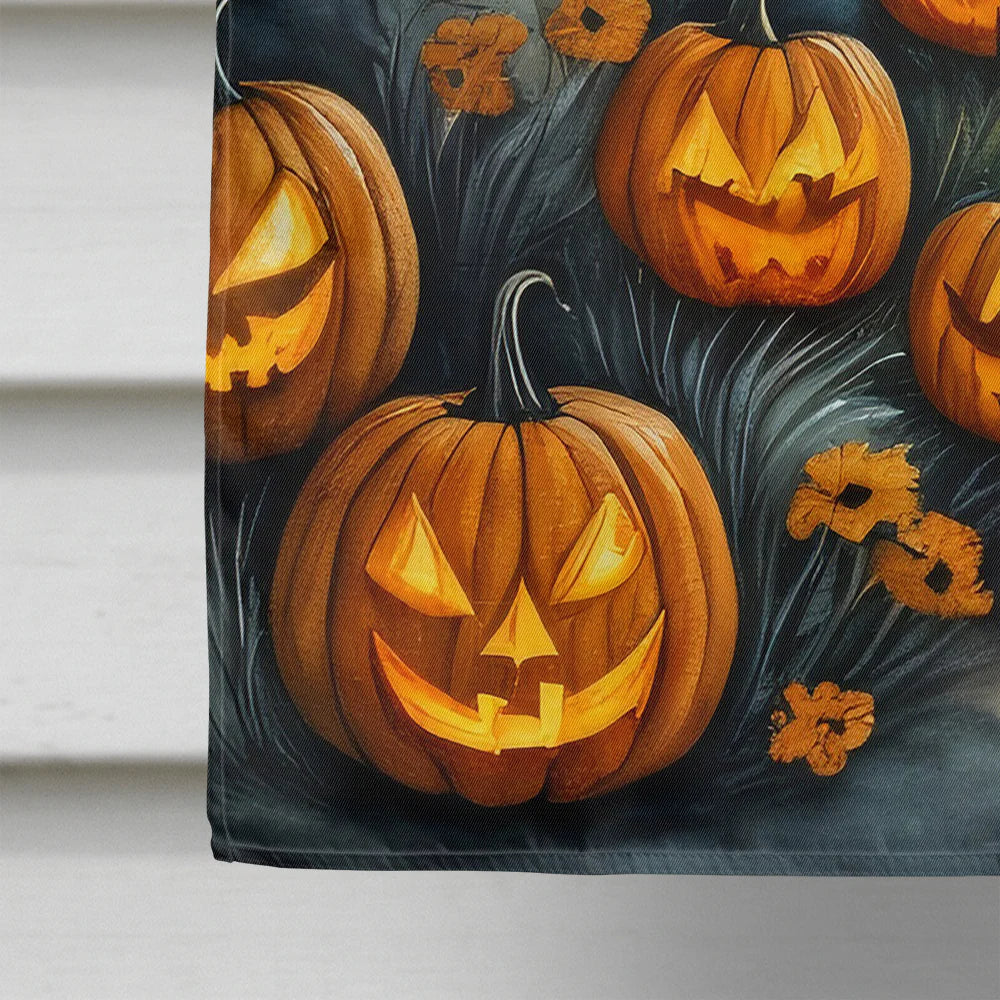 Marigold Spooky Halloween House Flag