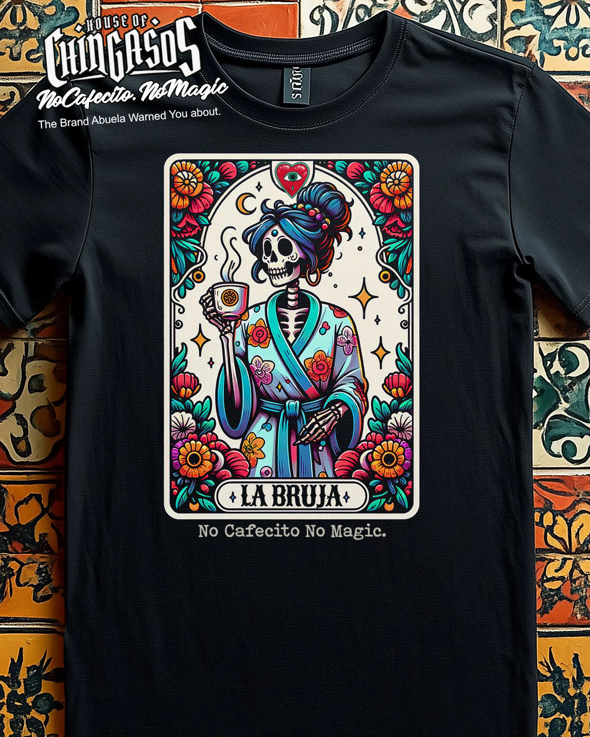 No Cafecito No Magic Bruja T-Shirt