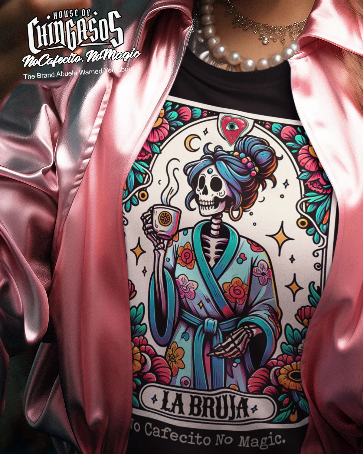 No Cafecito No Magic Bruja T-Shirt