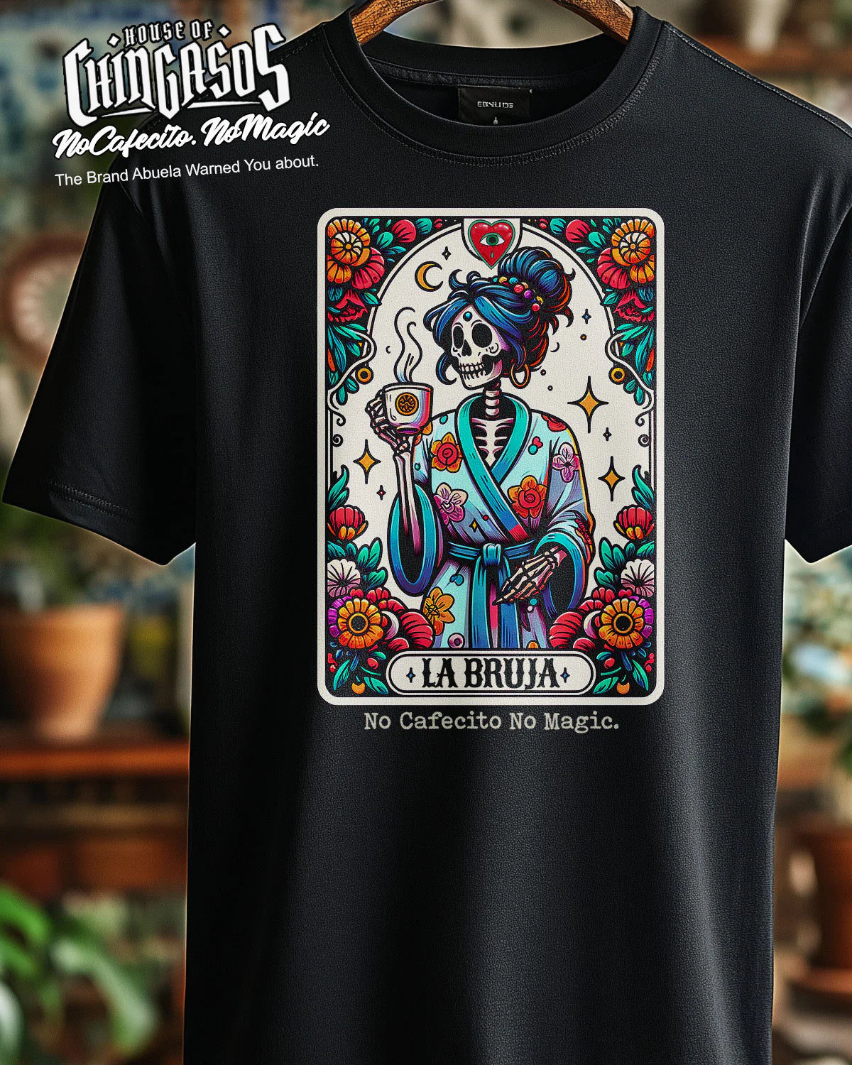 No Cafecito No Magic Bruja T-Shirt