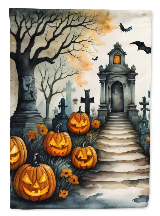 Marigold Spooky Halloween House Flag